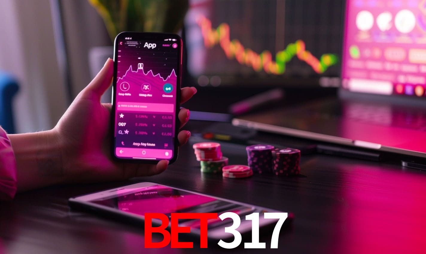 Comparação APP mobile vs versão web da bet317